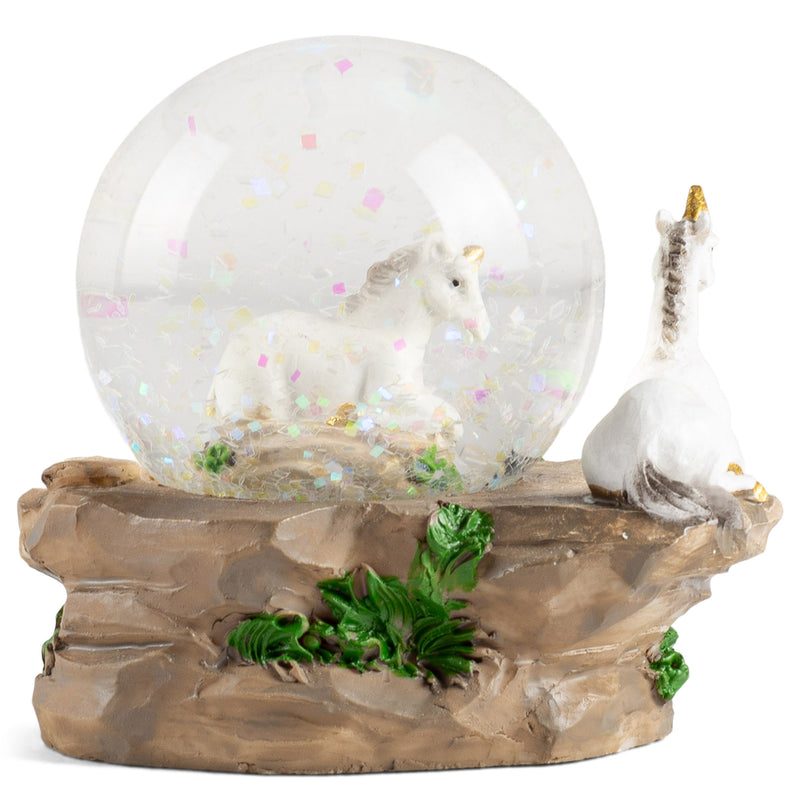 Pretty Unicorns Figurine 45MM Polyresin Water Globe Decoration