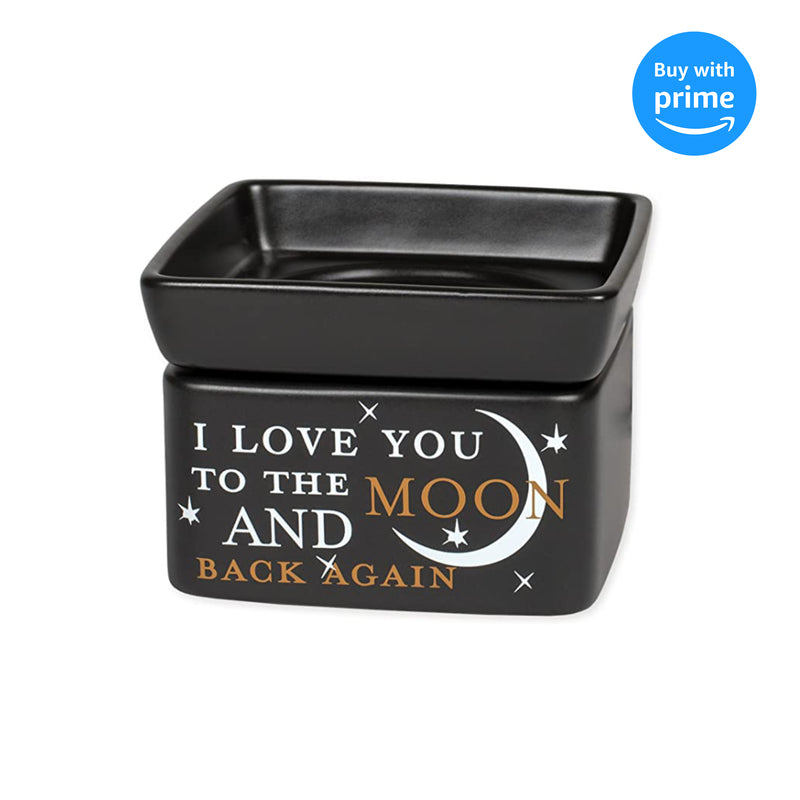 Love You to the Moon Electric 2 in 1 Jar Candle and Wax and Oil Warmer
