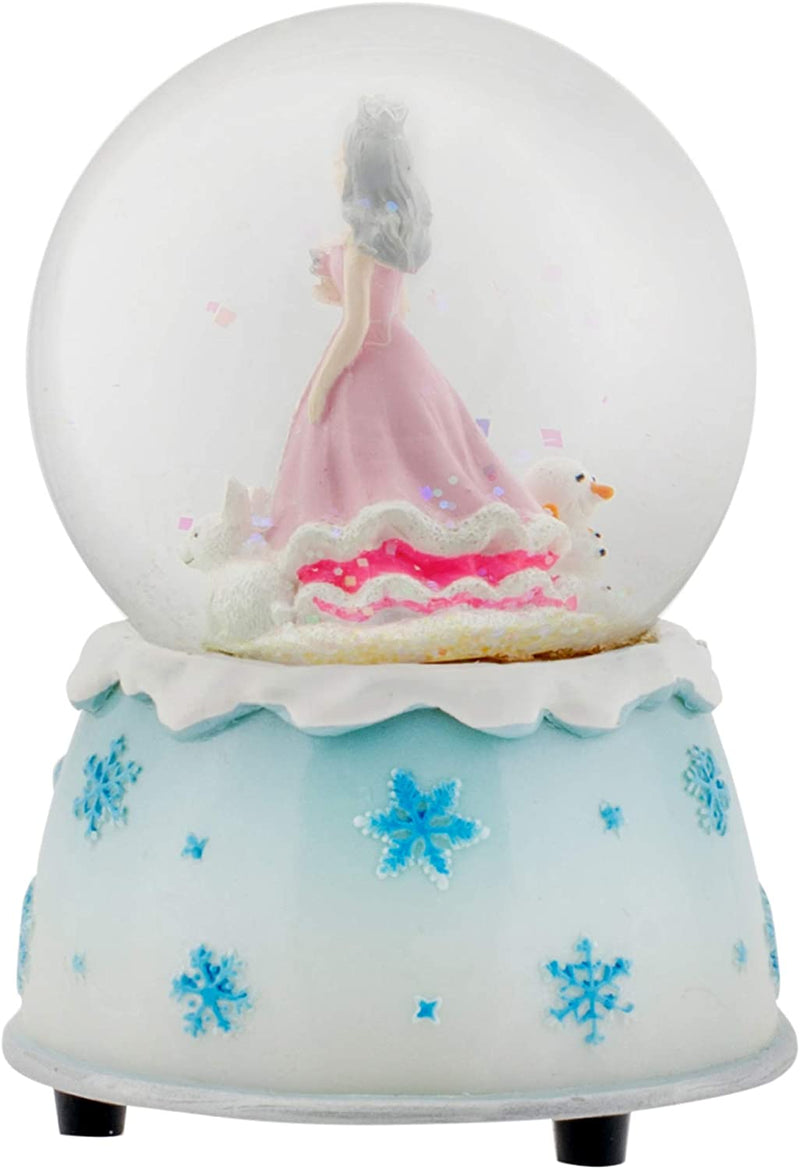 Musical 80MM Snow Globe (Winter Princess in the Snow)