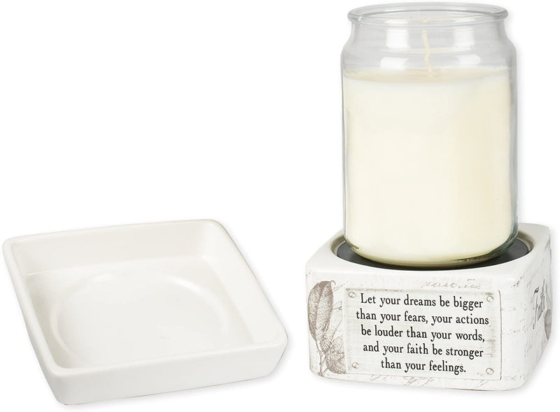 2-in-1 Jar candle warmer With top plate removed