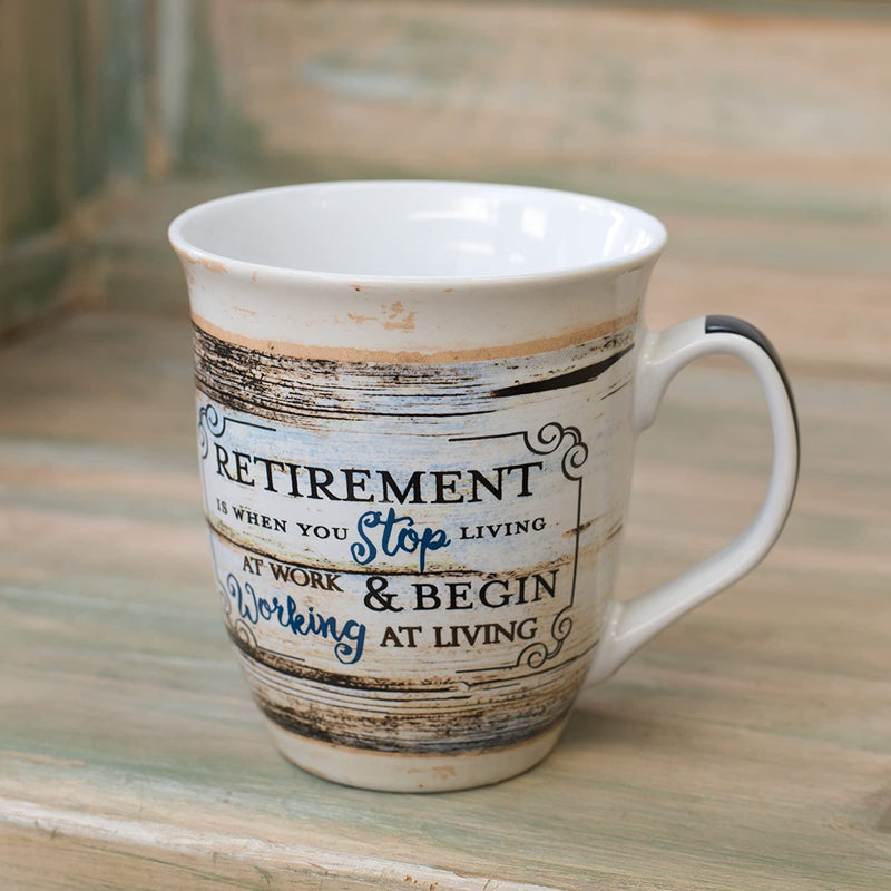 Mug, message "Retirement is when..."