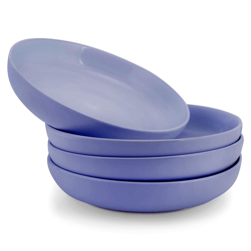 Purple 8.5 inch Dinner Ceramic Bowl
