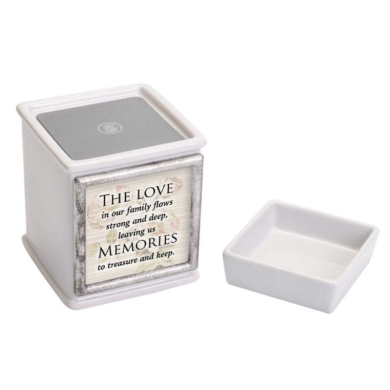 Family Memories Slate Grey Interchangeable Photo Frame Candle Wax Oil Warmer