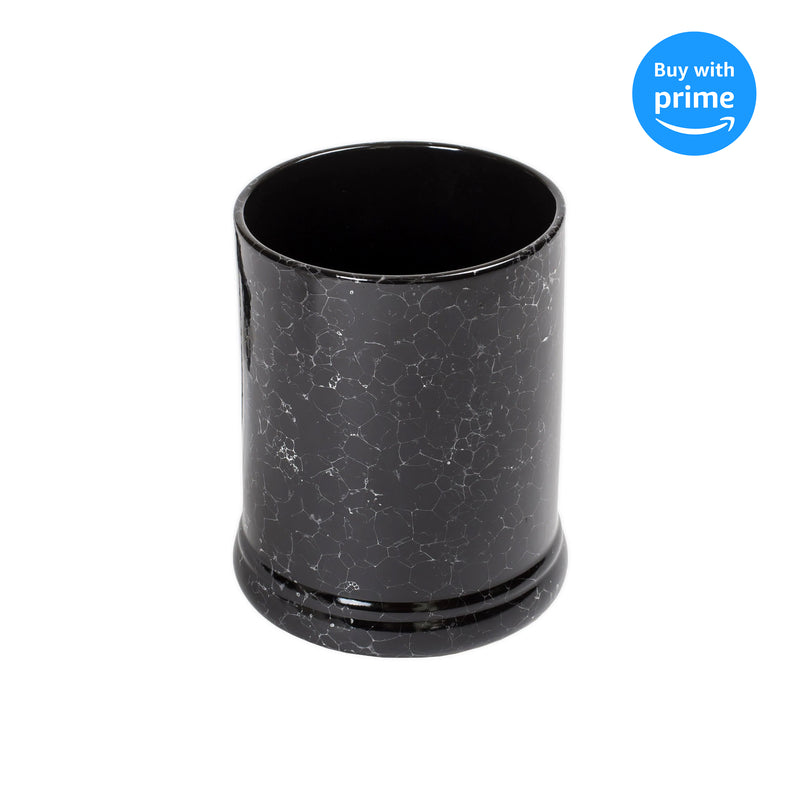 Black Marble Ceramic Stoneware Electric Jar Candle Warmer