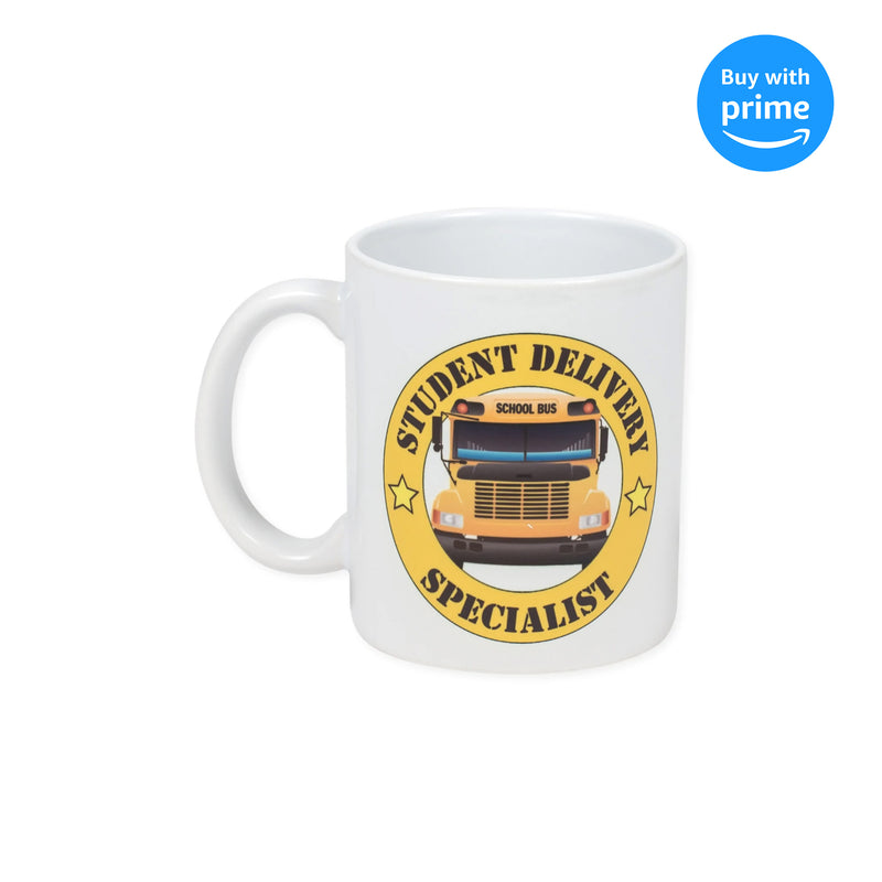 Student Delivery Specialist Number One Bus Driver 11 Ounce Ceramic Coffee Mug