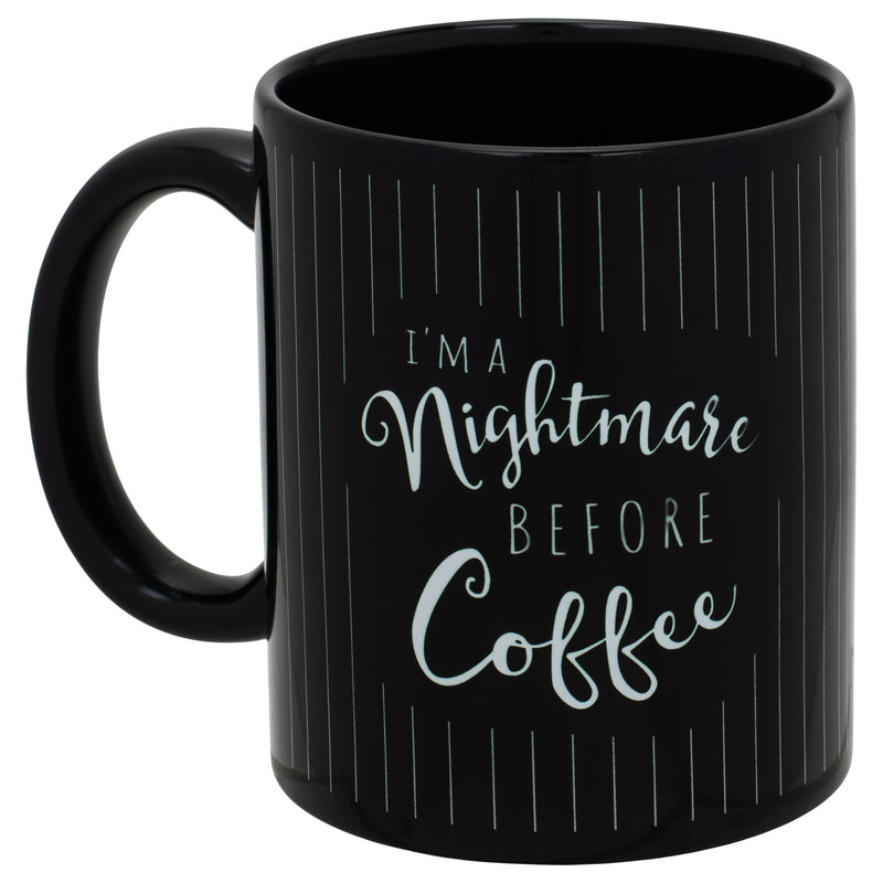 I'm a nightmare before coffee mug front view