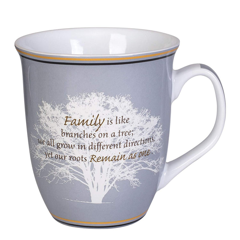 Family Like Branches On A Tree 16 Ounce Ceramic Stoneware Coffee Mug