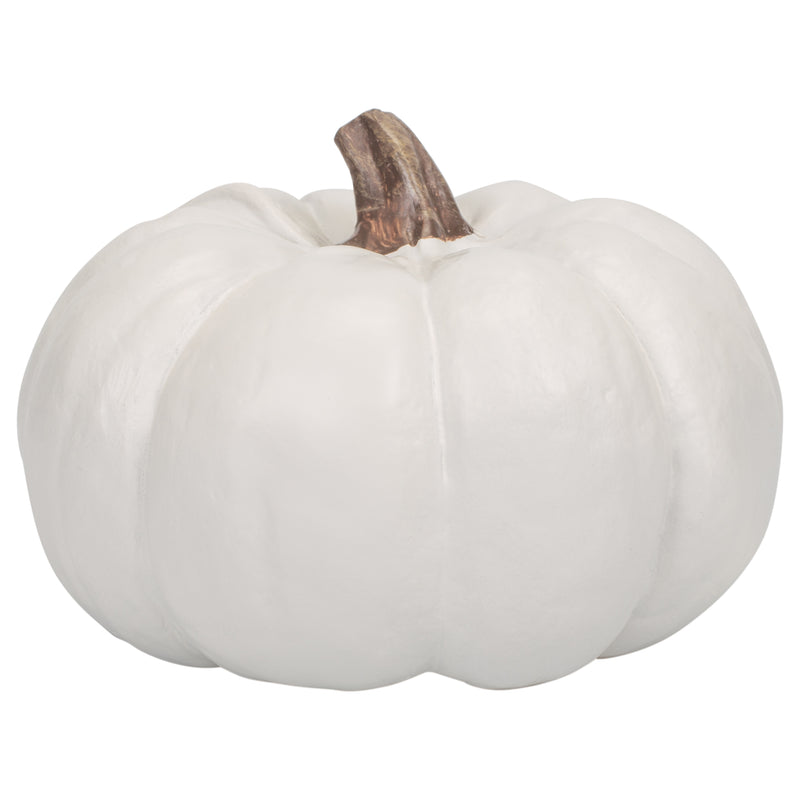 Decorative Pumpkin, White
