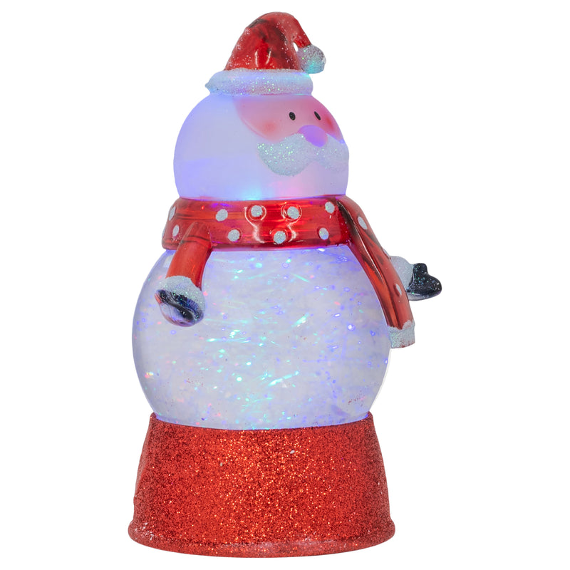 Christmas Santa Figurine 100MM Glitter Snow Globe Decoration