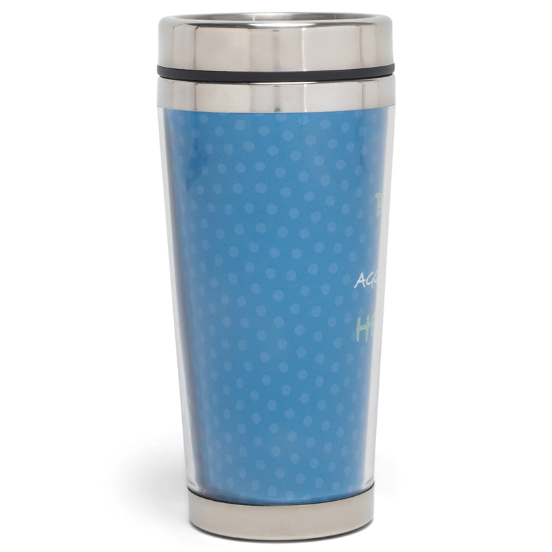 I'm Not Bossy Bright Blue and Green 16 Ounces Stainless Steel Travel Tumbler