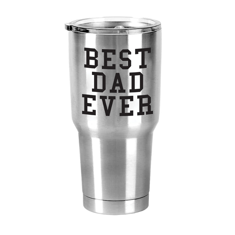 Best Dad Ever 30 Oz Stainless Steel Travel Mug with Lid