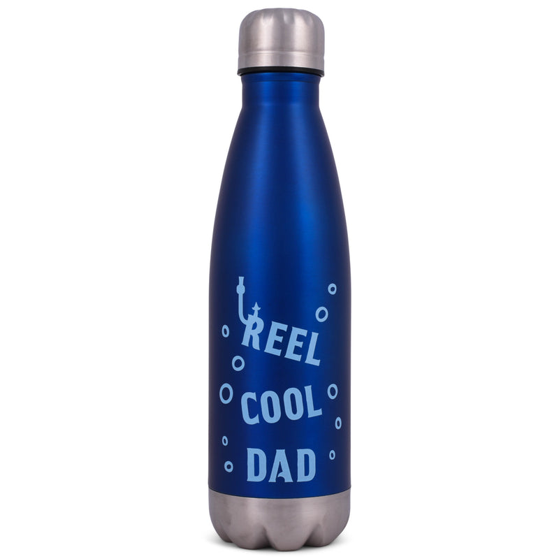 Elanze Designs Reel Cool Dad Blue 17 ounce Stainless Steel Sports Water Bottle