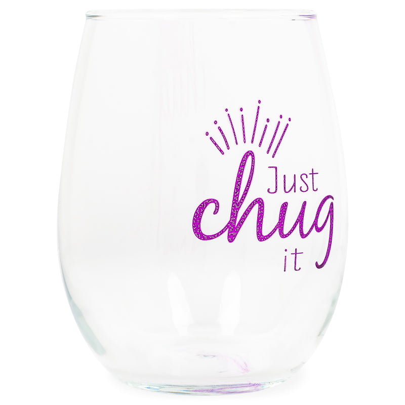 Wine glass in kitchen environment